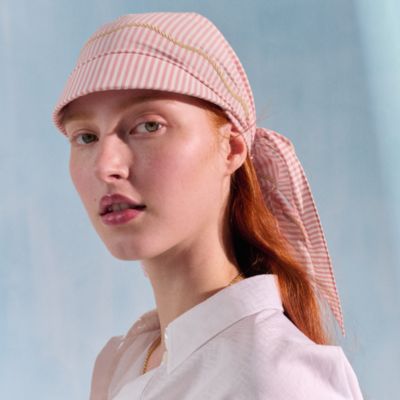 HERMES エルメス　カラフルストライプマフラー　ピンク系 HERMES エルメス カラフルストライプマフラー ピンク系 HERMES